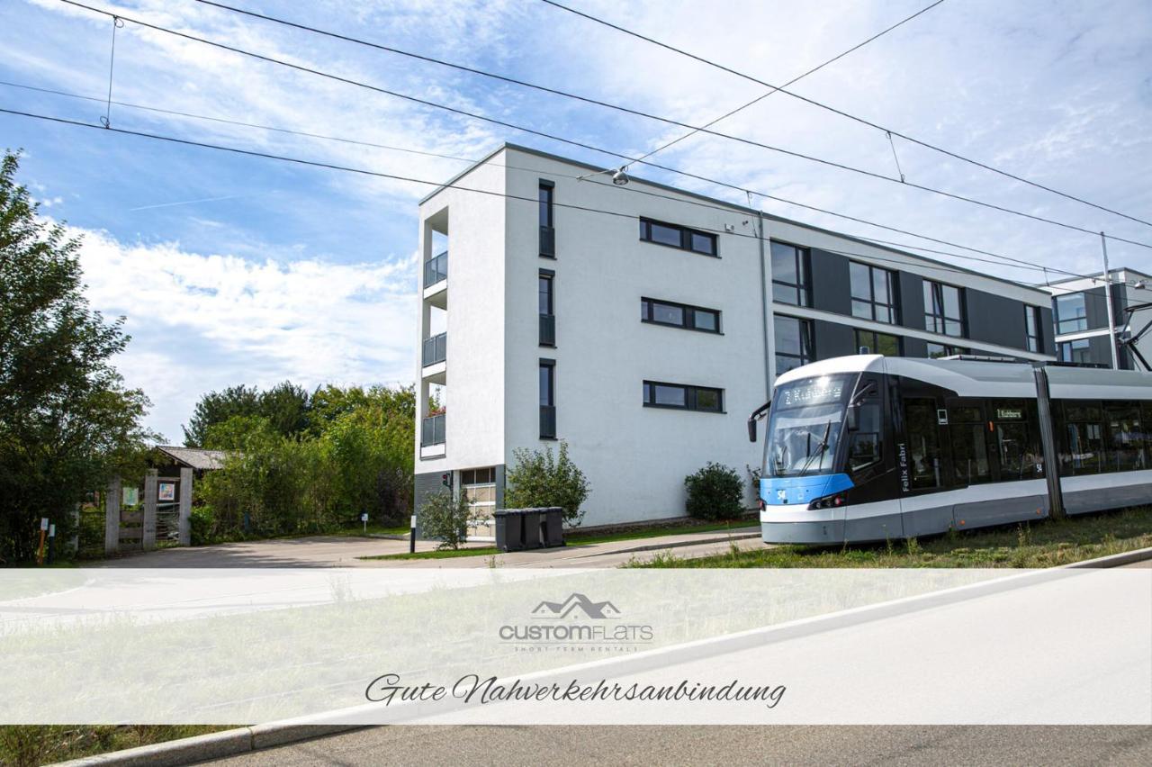 Customflats - Tiefgarage - Terrasse - Uninaehe Apartment Ulm Bagian luar foto